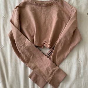 Beige Cropped Sweater Size M